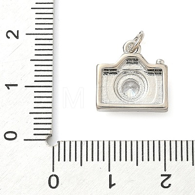 Brass Pave Cubic Zirconia Pendants KK-Z120-58B-P-1