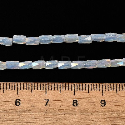 Electroplate Glass Beads Strands GLAA-P068-AB06-1