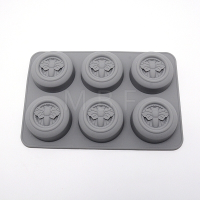 Round Bees Food Grade Silicone Molds DIY-WH0175-30-1