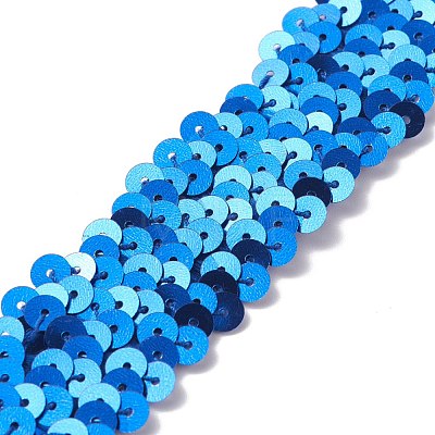 Plastic Paillette Elastic Beads PVC-XCP0001-01-1
