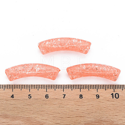 Transparent Crackle Acrylic Beads CACR-S009-001A-N52-1