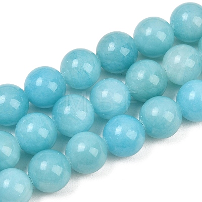 Natural Mashan Jade Graduated Beads Strands GG-CBA2AE1-A08-L-1