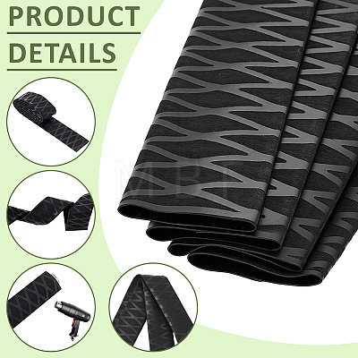 2Pcs POE Plastic Anti-slip Heat Shrink Tubing for Fish Rods AJEW-BC0010-95B-1