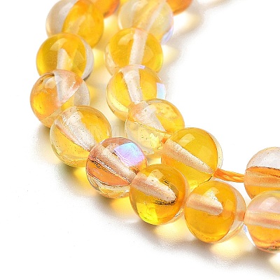 Transparent Glass Beads GLAA-B022-6mm-06-1