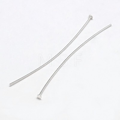 925 Sterling Silver Flat Head Pins STER-F018-01C-1