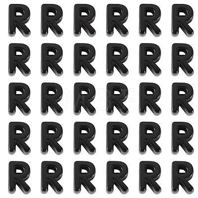 Acrylic European Beads OACR-TAC0013-14R-1