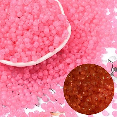 6/0 Luminous Glass Seed Beads SEED-NH0001-01O-1