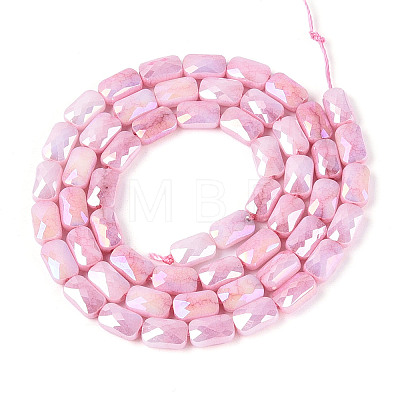 Anti-Tarnish Electroplate Glass Beads Strands GLAA-T025-29G-1