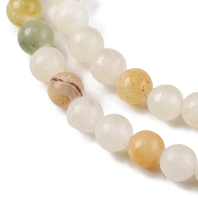 Natural Afghan Jade Beads Strands G-B130-6mm-01-1