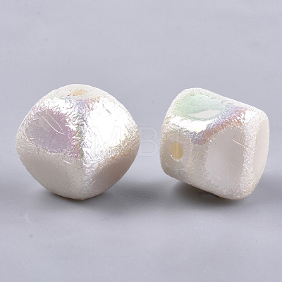 Acrylic Imitation Pearl Beads OACR-S024-13-1