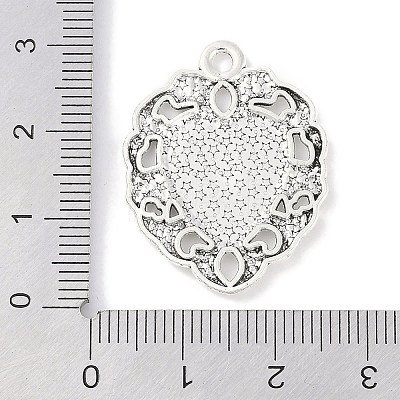 Rack Plating Alloy Enamel Pendants PALLOY-F018-23AS-02-1