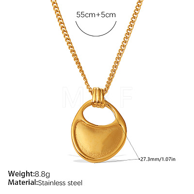 304 Stainless Steel Handbag Pendant Necklaces for Women WGB66AD-01-1