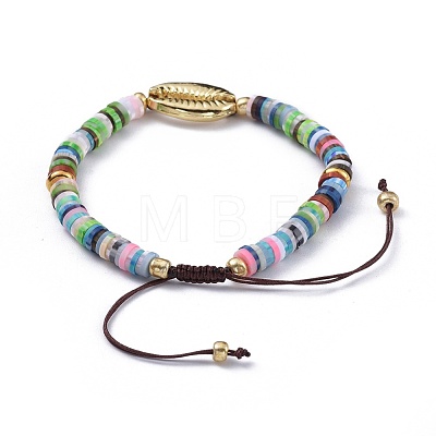 Nylon Thread Braided Beads Bracelets BJEW-JB04553-01-1