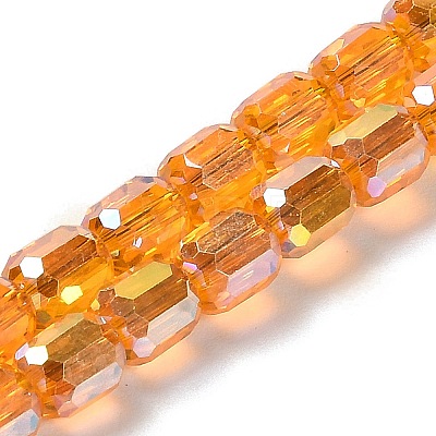Electroplate Glass Beads Strands EGLA-D030-19D-1