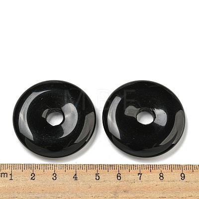 Natural Obsidian Pendants G-G132-02A-06-1