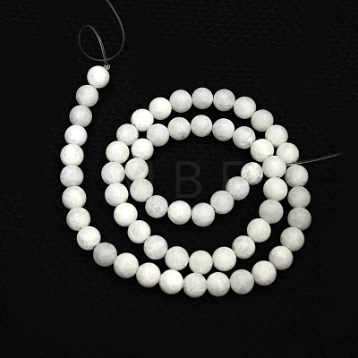 Natural Malaysia Jade Beads Strands G-A152-G-8mm-1