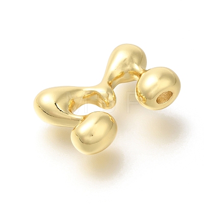 Rack Plating Brass Beads KK-S051-01G-E-1