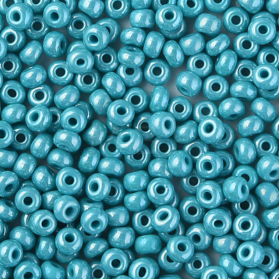 6/0 Czech Opaque Glass Seed Beads SEED-N004-003D-16-1