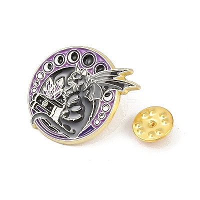 Gothic Enamel Pins JEWB-L027-09G-02-1