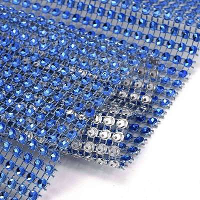 24 Rows Plastic Diamond Mesh Wrap Roll DIY-L049-05C-1