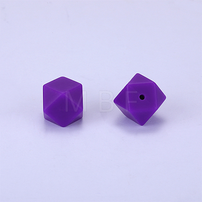 Hexagonal Silicone Focal Beads LS-SI-JX0020A-06-1