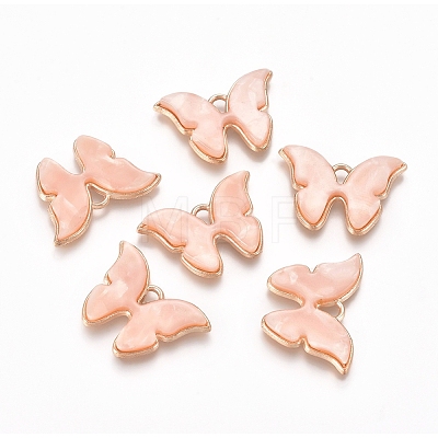 Light Gold Plated Alloy Pendants PALLOY-CJC0001-24D-1