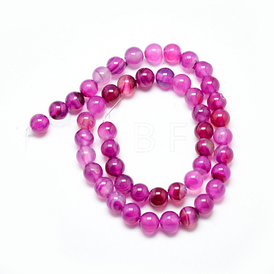 Natural Agate Beads Strands G-R003-01-1