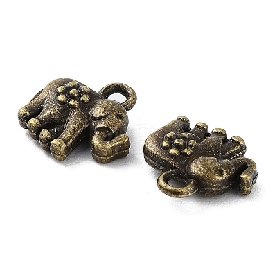 Tibetan Style Alloy Charms FIND-Q094-01AB-1
