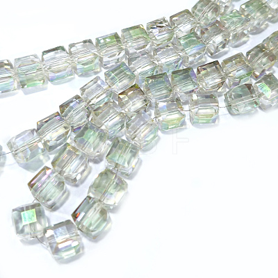 Electorplated Glass Beads LS-EGLA-E006-3A-1
