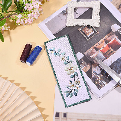 Cotton Blank Bookmarks AJEW-WH0643-200B-07-1