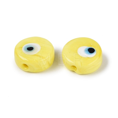 Handmade Evil Eye Lampwork Beads LAMP-N040-01B-1