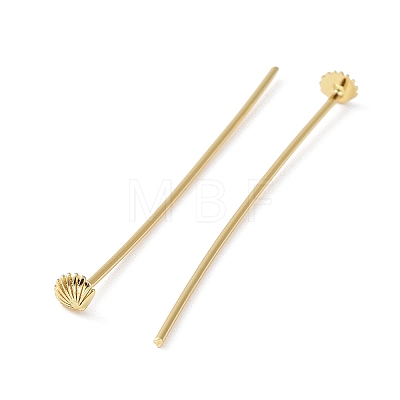 Rack Plating Brass Head pins KK-M265-01G-1