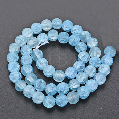 Crackle Glass Beads Strands GLAA-S192-D-008C-1