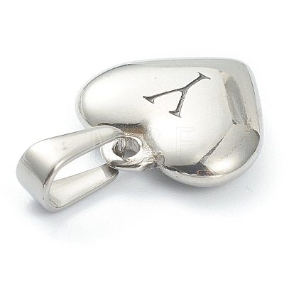 304 Stainless Steel Pendants STAS-P278-01Y-P-1