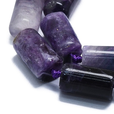 Natural Purple Fluorite Beads Strands G-K245-U01-01-1