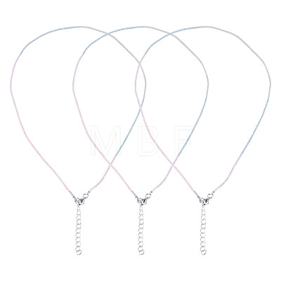 10Pcs Cotton & Metallic Cord Necklace Making NJEW-TAC0054-1