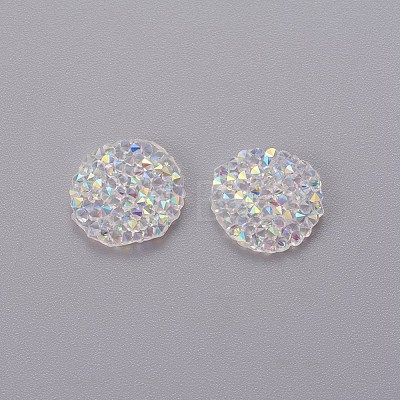 Glitter Hotfix Rhinestone GLAA-P047-D-12mm-1