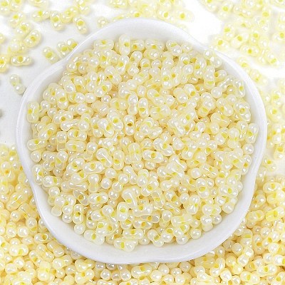 Opaque Colours Luster Glass Seed Beads X1-SEED-K010-04H-1