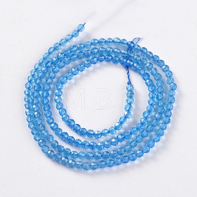 Glass Beads Strands EGLA-E057-02B-09-1