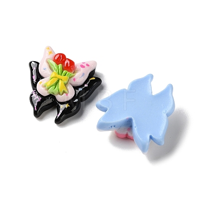 Opaque Resin Cabochons RESI-G121-05-1