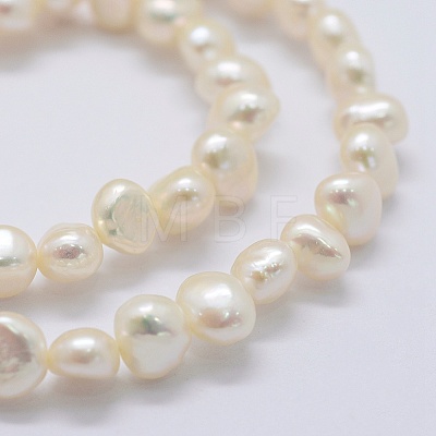 Natural Cultured Freshwater Pearl Beads Strands PEAR-K004-13C-01-1