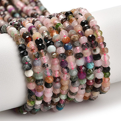 Natural Mixed Gemstone Beads Strands G-K373-B02-02-1