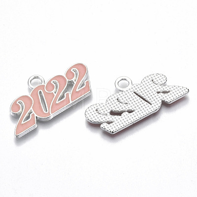 Alloy Enamel Pendants PALLOY-N160-001-04S-RS-1