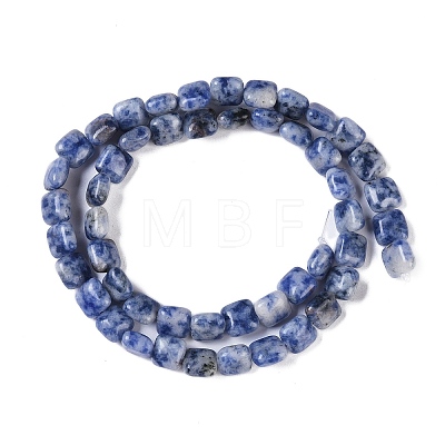 Natural Blue Spot Jasper Beads Strands G-M435-A03-01-1