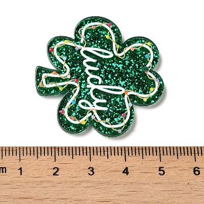 Saint Patrick's Day Theme Acrylic Pendants OACR-G028-01D-1