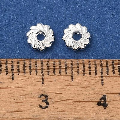 Eco-Friendly Alloy Spacer Beads PALLOY-WH0109-02S-NR-1