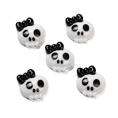 Halloween Opaque Resin Cabochons CRES-I045-01G-02-1