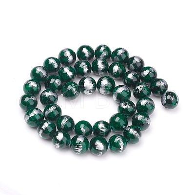 Natural Mashan Jade Beads Strands G-G833-10mm-07-1