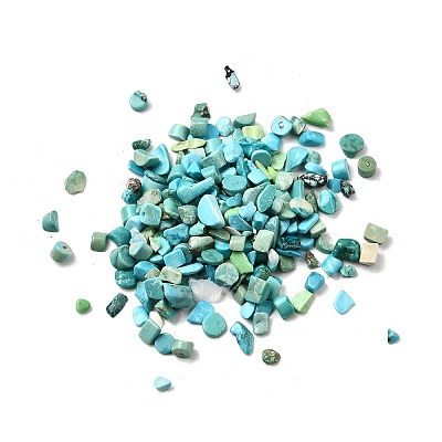 Dyed & Heated Natural Magnesite Chip Beads G-L453-01-1