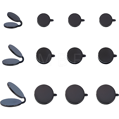 12Pcs 3 Styles 304 Stainless Steel Cuff Earrings EJEW-HS0001-36EB-1